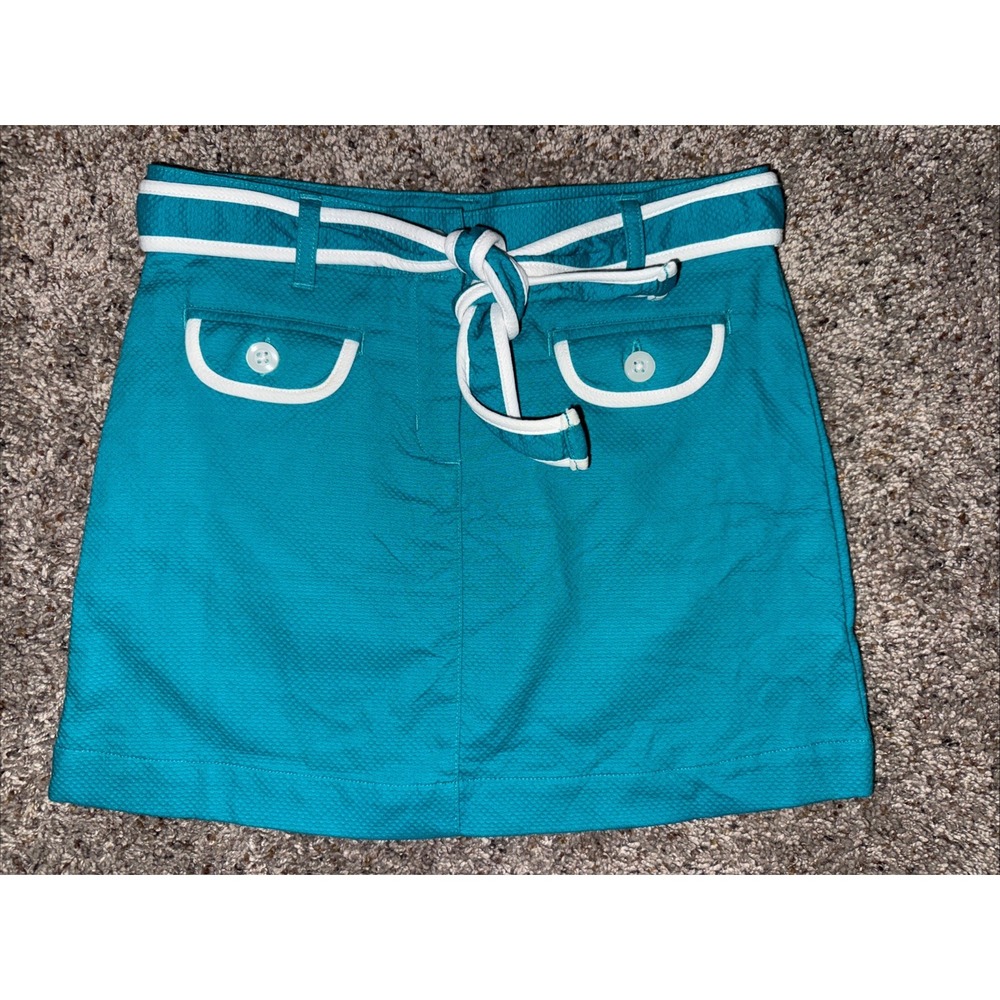 Janie and Jack Pink Label Poolside Palms Skirt Size 5